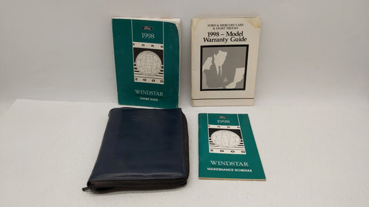 1998 Ford Windstar Owners Manual Book Guide OEM Used Auto Parts