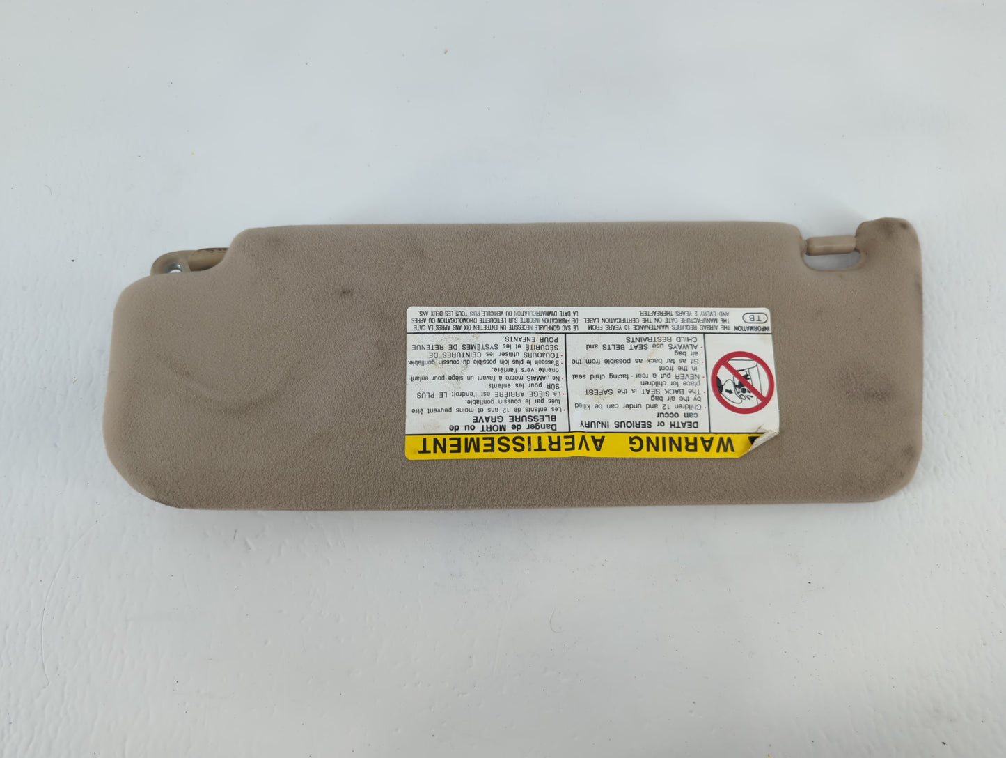 1998 Lexus Gs300 Sun Visor Shade Replacement Passenger Right Mirror Fits Fits 1999 2000 OEM Used Auto Parts - Oemusedautopar