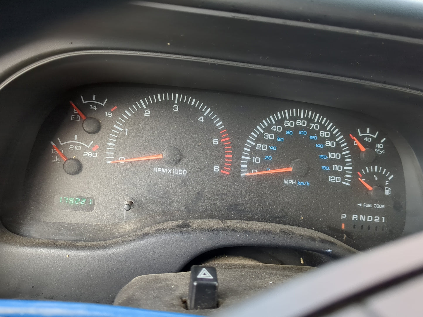 1998-2000 Dodge Dakota Instrument Cluster Speedometer Gauges Fits Fits 1998 1999 2000 OEM Used Auto Parts - Oemusedautoparts