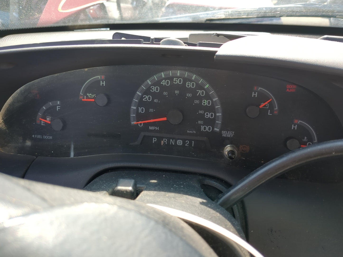 1999 Ford F-150 Instrument Cluster Speedometer Gauges Fits OEM Used Auto Parts - Oemusedautoparts1.com