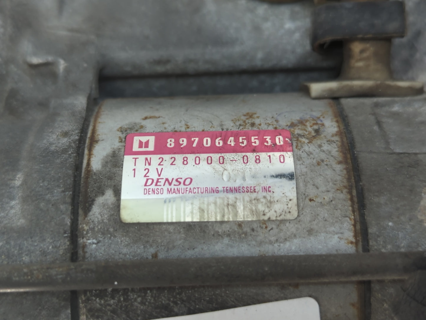 1993-2004 Isuzu Rodeo Car Starter Motor Solenoid OEM P/N:TN228000-0810 8970645530 Fits OEM Used Auto Parts - Oemusedautopart