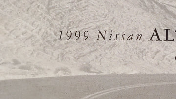 1999 Nissan Altima Owners Manual Book Guide P/N:OM9E-0L30U3 OEM Used Auto Parts