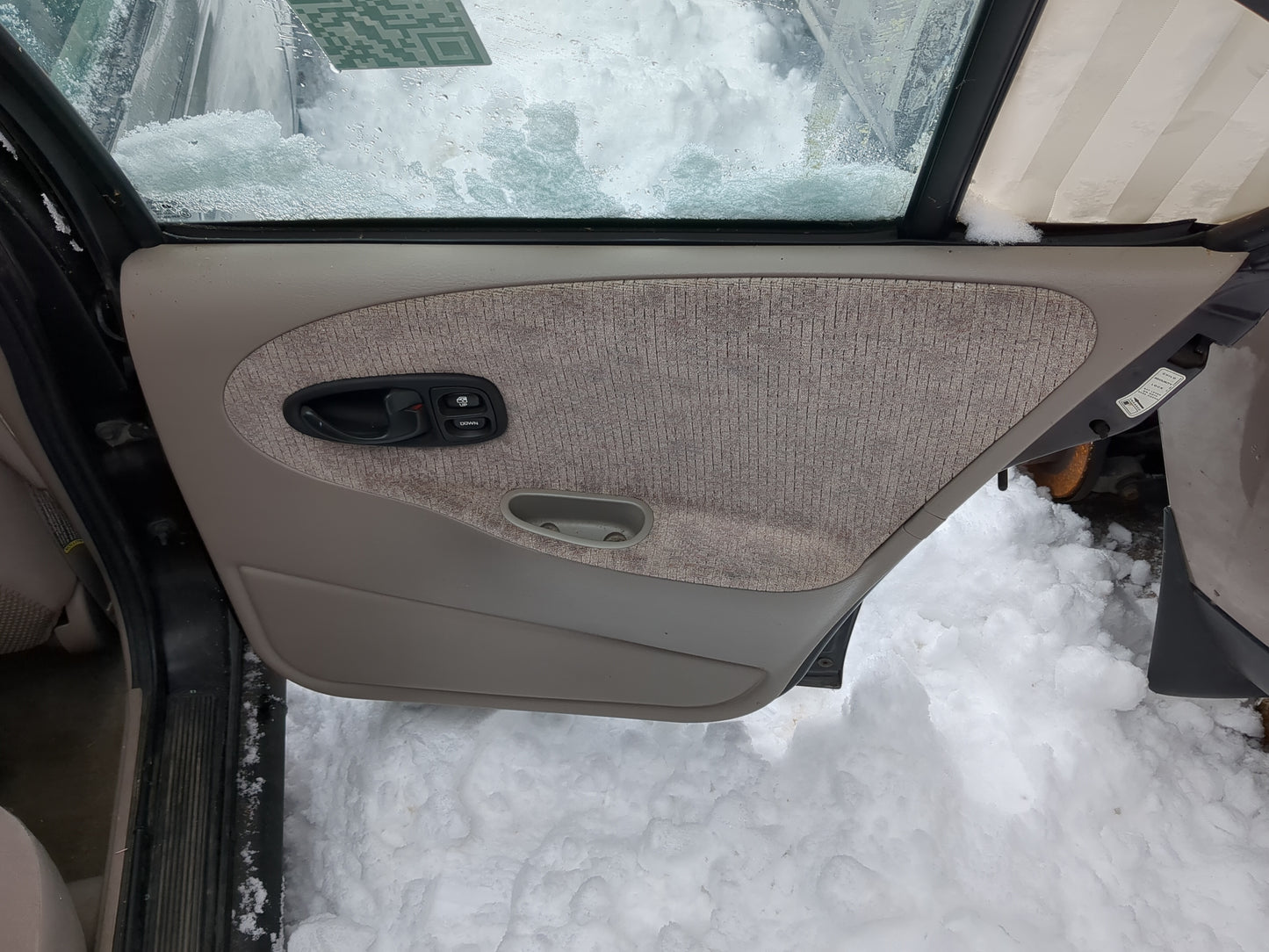 1996-1999 Saturn Sl2 Passenger Rear Door Oem - Oemusedautoparts1.com