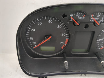 1999 Volkswagen Jetta Instrument Cluster Speedometer Gauges P/N:1J0 919 951C Fits OEM Used Auto Parts