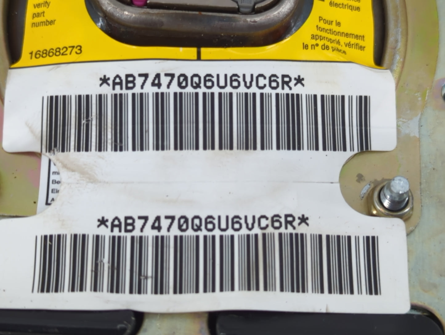 2000-2001 Cadillac Deville Driver Curtain Air Bag Oem - Oemusedautoparts1.com