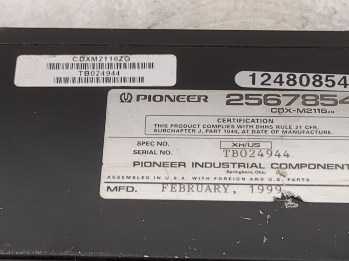 1996-2002 Cadillac Eldorado Radio Cd Changer - Oemusedautoparts1.com