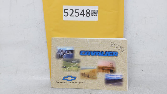 2000 Chevrolet Cavalier Owners Manual Book Guide OEM Used Auto Parts
