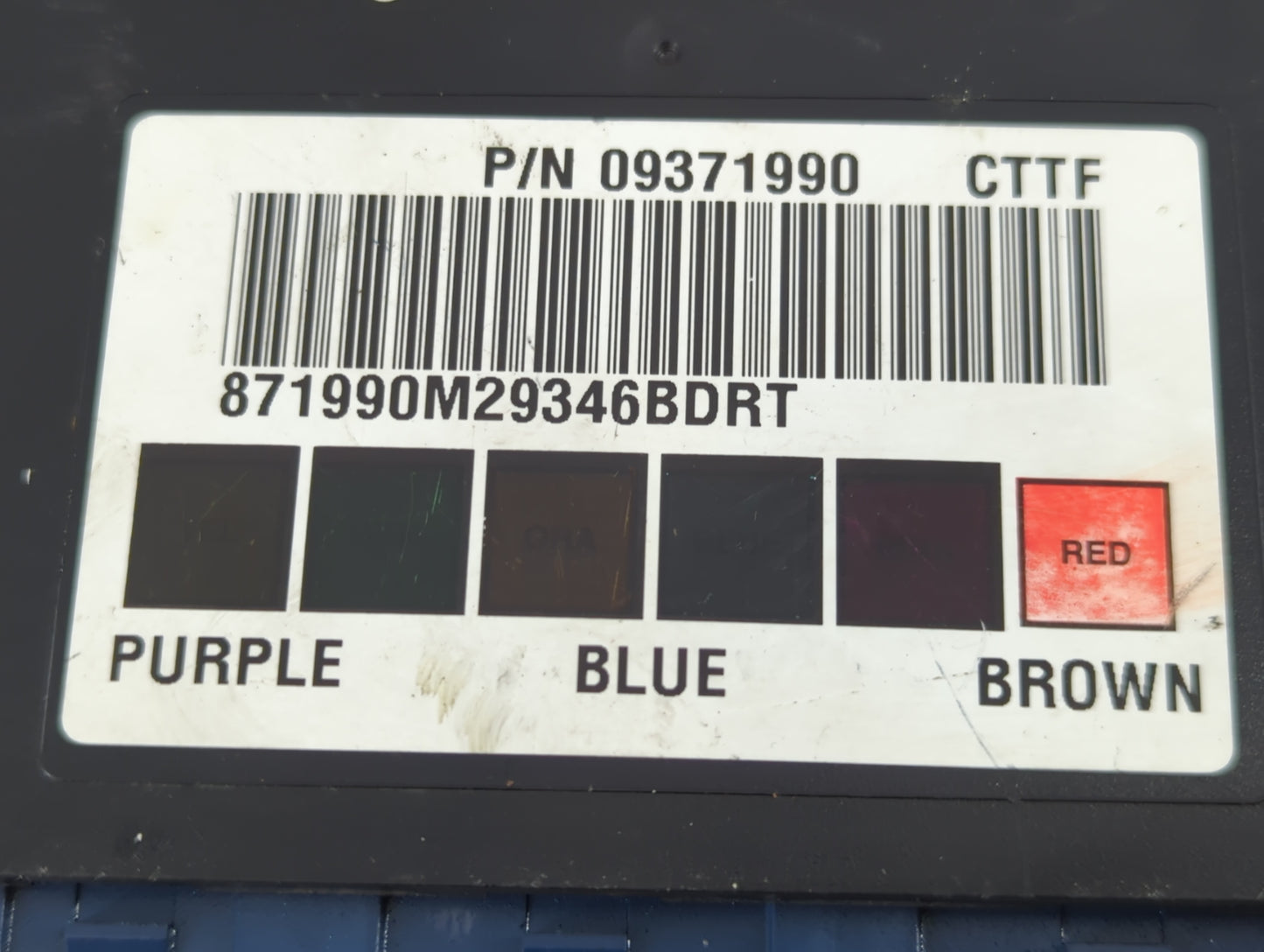 2000 Chevrolet Silverado 1500 PCM Engine Control Computer ECU ECM PCU OEM P/N:09371990 Fits OEM Used Auto Parts - Oemusedaut