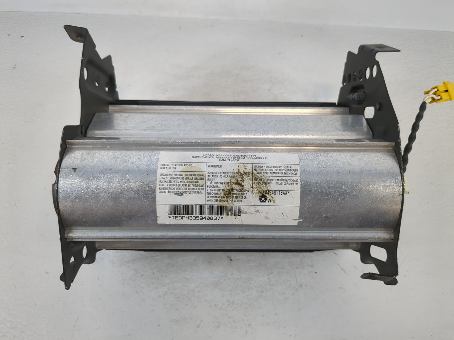 2000 Chrysler Concorde Air Bag Passenger Right Dashboard OEM Fits Fits 2007 2008 2009 OEM Used Auto Parts - Oemusedautoparts