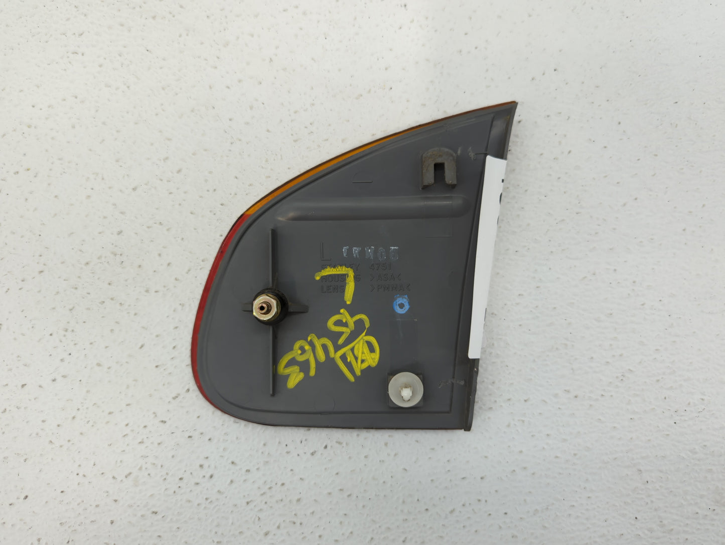 2000 Geo Prizm Tail Light Assembly Driver Left OEM Fits Fits 1998 1999 2001 2002 OEM Used Auto Parts - Oemusedautoparts1.com