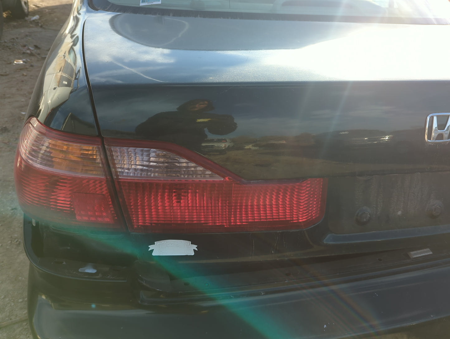 1998 Honda Accord Driver Left Side Tail Light Taillight Deck Lid Mounted - Oemusedautoparts1.com