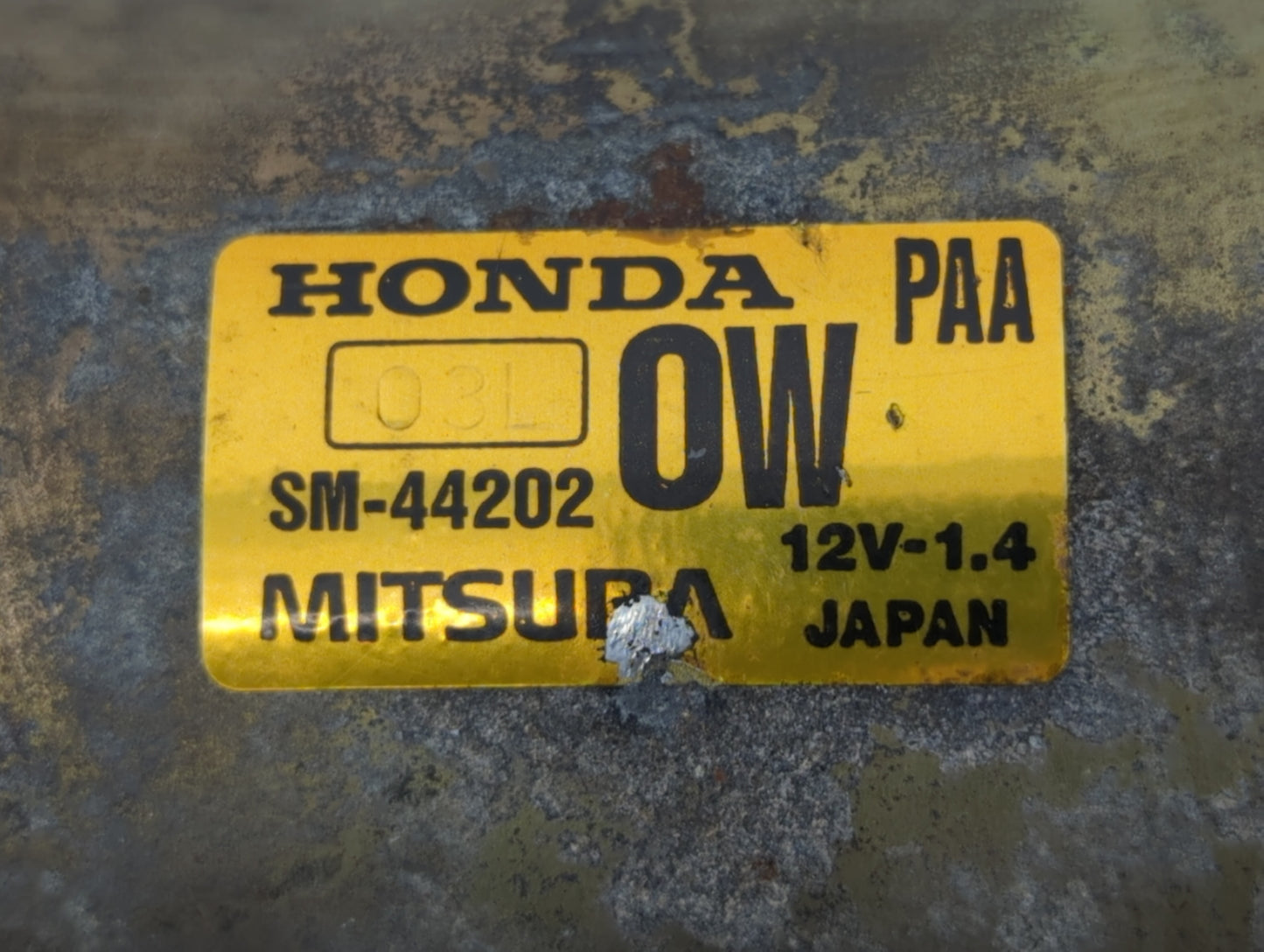 1998-2002 Honda Accord Car Starter Motor Solenoid OEM P/N:SM-44202 Fits Fits 1998 1999 2000 2001 2002 OEM Used Auto Parts -