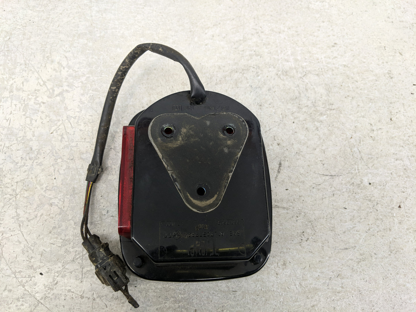 2000 Jeep Wrangler Tail Light Assembly Driver Left OEM P/N:56018649 Fits OEM Used Auto Parts - Oemusedautoparts1.com