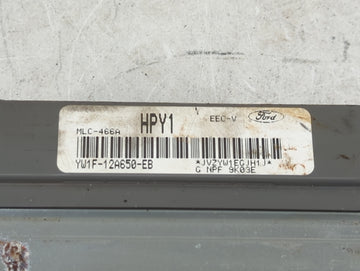 2000 Lincoln Town Car PCM Engine Control Computer ECU ECM PCU OEM P/N:YW1F-12A650-EB MLC-466A, HPY1 Fits OEM Used Auto Parts