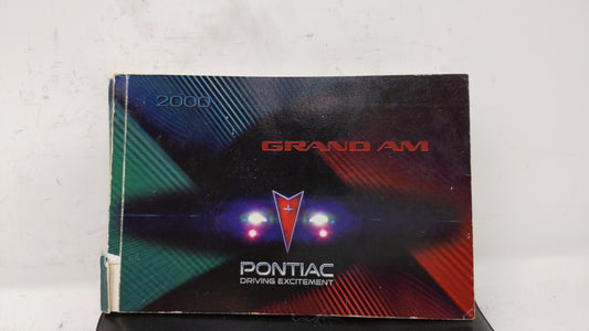 2000 Pontiac Grand Am Owners Manual Book Guide OEM Used Auto Parts