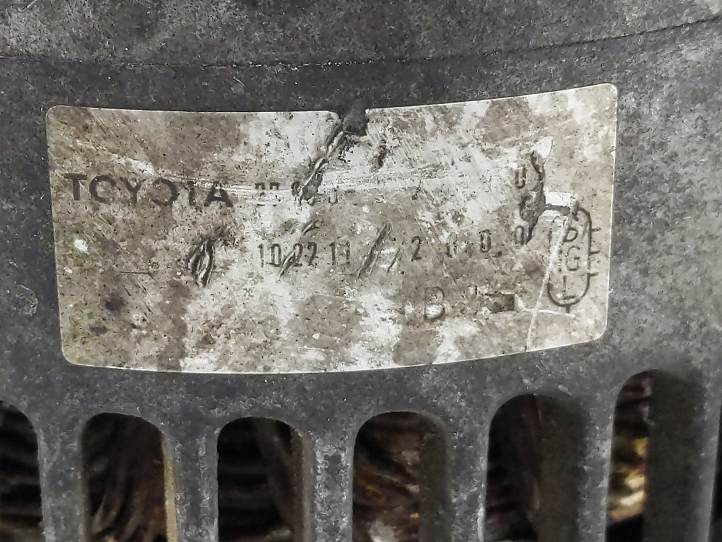 2000-2005 Toyota Celica Alternator Replacement Generator Charging Assembly Engine OEM P/N:27060-22090 Fits OEM Used Auto Par