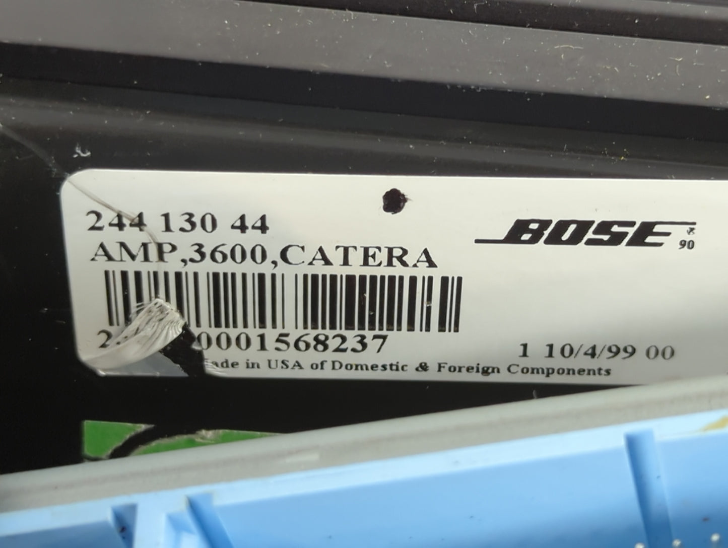 2001 Cadillac Catera Radio Speaker Amplifier 293340790|16209109 - Oemusedautoparts1.com