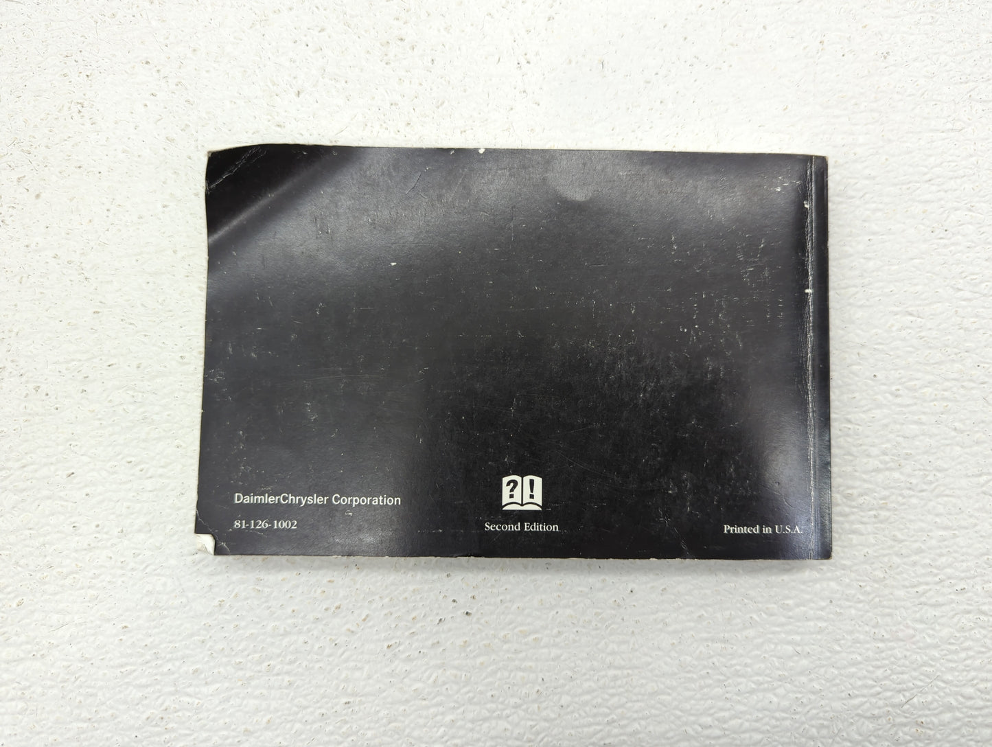 2001 Chrysler Sebring Owners Manual Book Guide OEM Used Auto Parts - Oemusedautoparts1.com