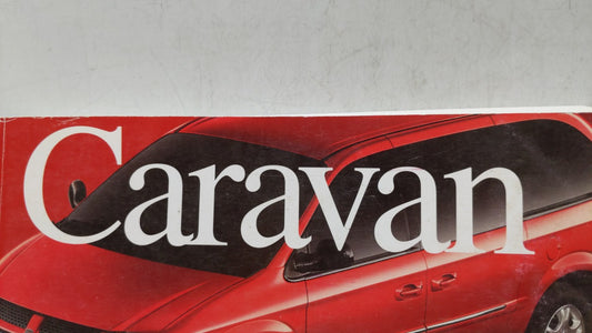 2001 Dodge Caravan Owners Manual Book Guide OEM Used Auto Parts