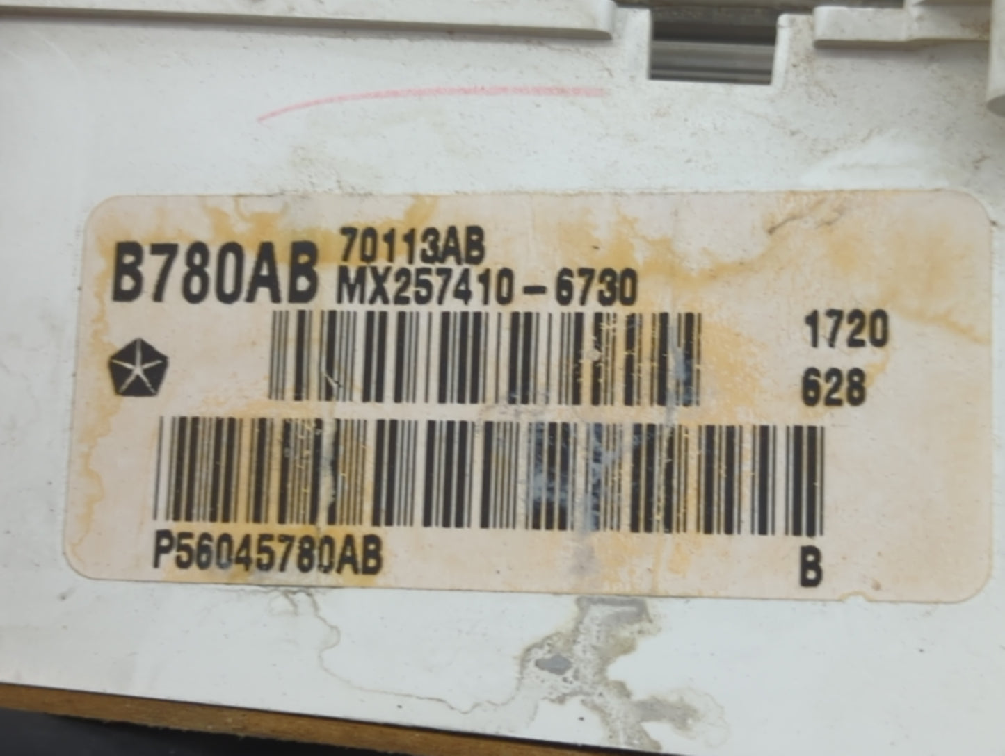 2000-2001 Dodge Ram 1500 Instrument Cluster Speedometer Gauges P/N:P56045780AB Fits Fits 2000 2001 OEM Used Auto Parts - Oem