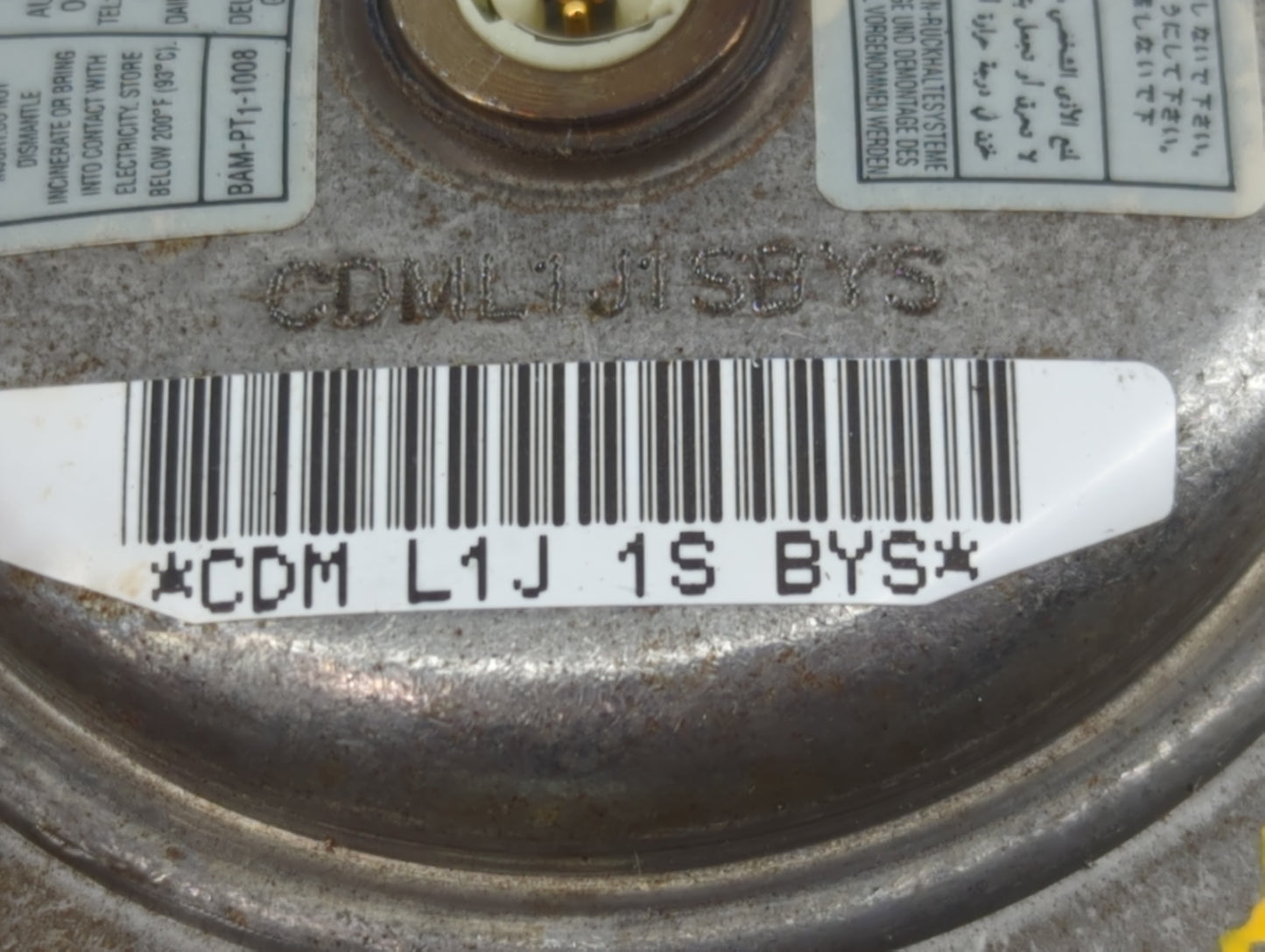 2000-2001 Dodge Ram 1500 Air Bag Driver Left Steering Wheel Mounted - Oemusedautoparts1.com
