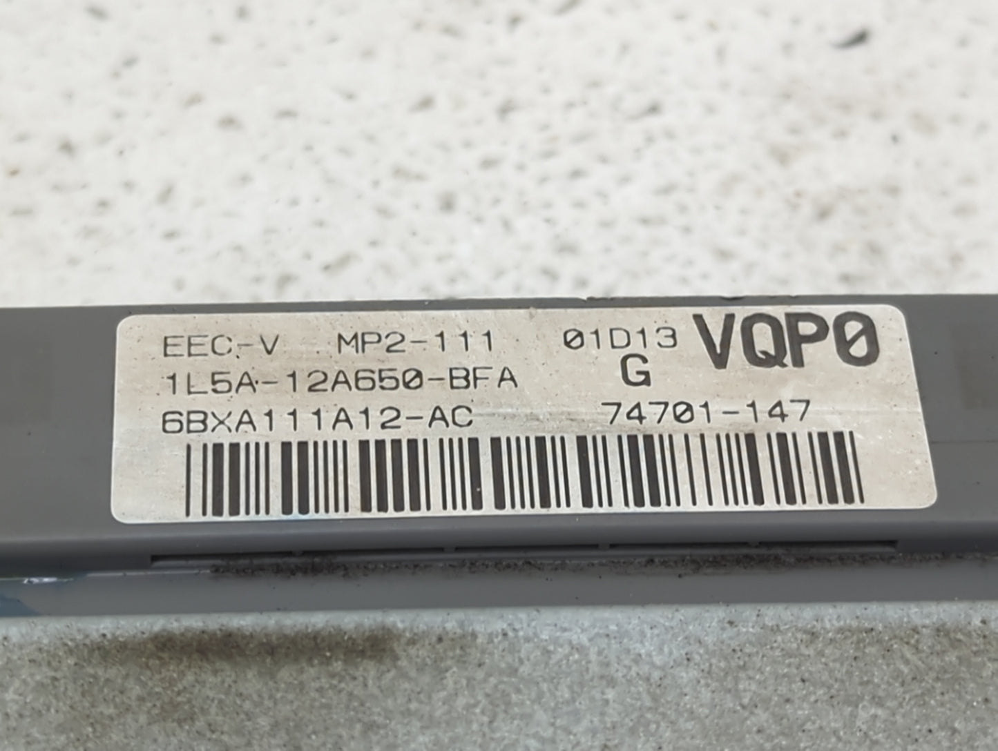 2001 Ford Ranger PCM Engine Control Computer ECU ECM PCU OEM P/N:1L5A-12A650-BFA 6BXA111A12-AC, MP2-111 Fits OEM Used Auto P