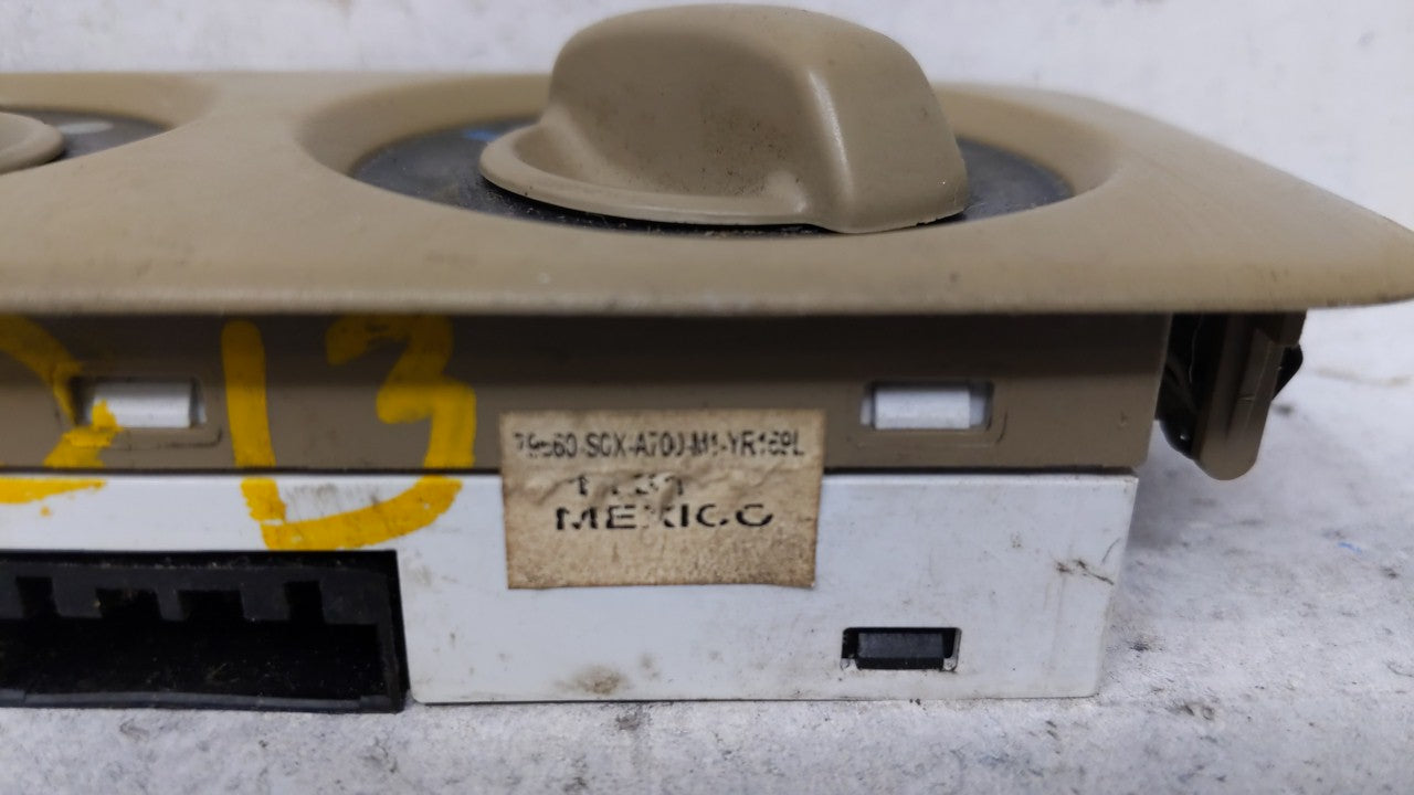 1999-2004 Honda Odyssey Climate Control Module Temperature AC/Heater Replacement Fits Fits 1999 2000 2001 2002 2003 2004 OEM