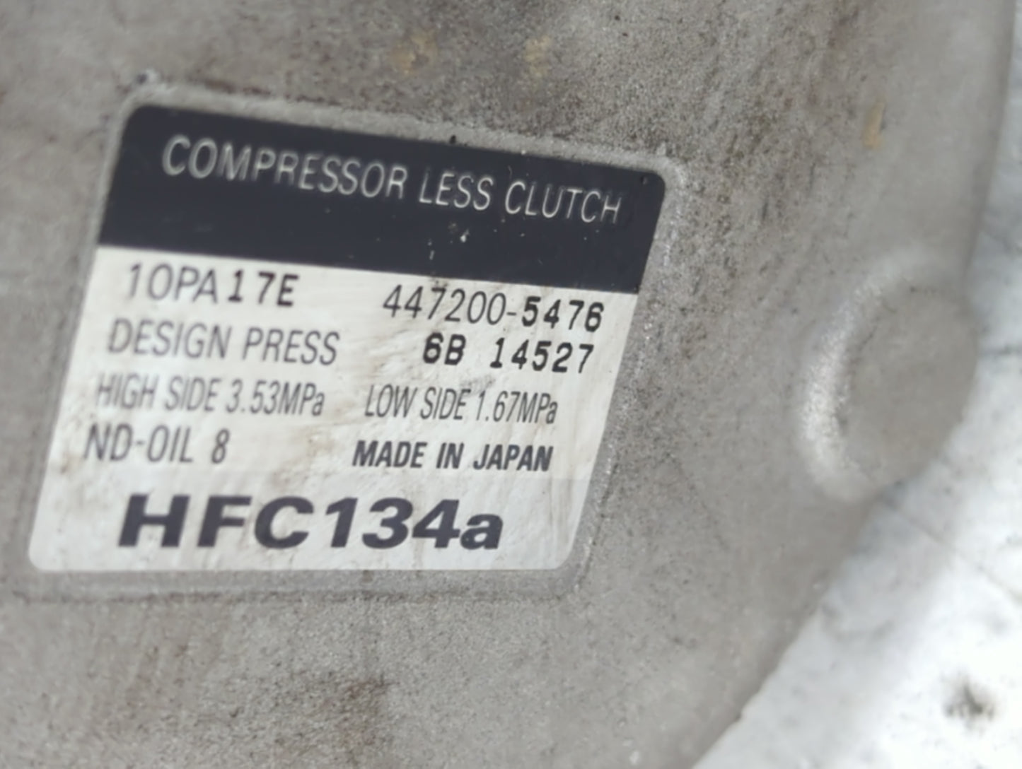 2000-2001 Jeep Grand Cherokee Air Conditioning A/c Ac Compressor Oem - Oemusedautoparts1.com