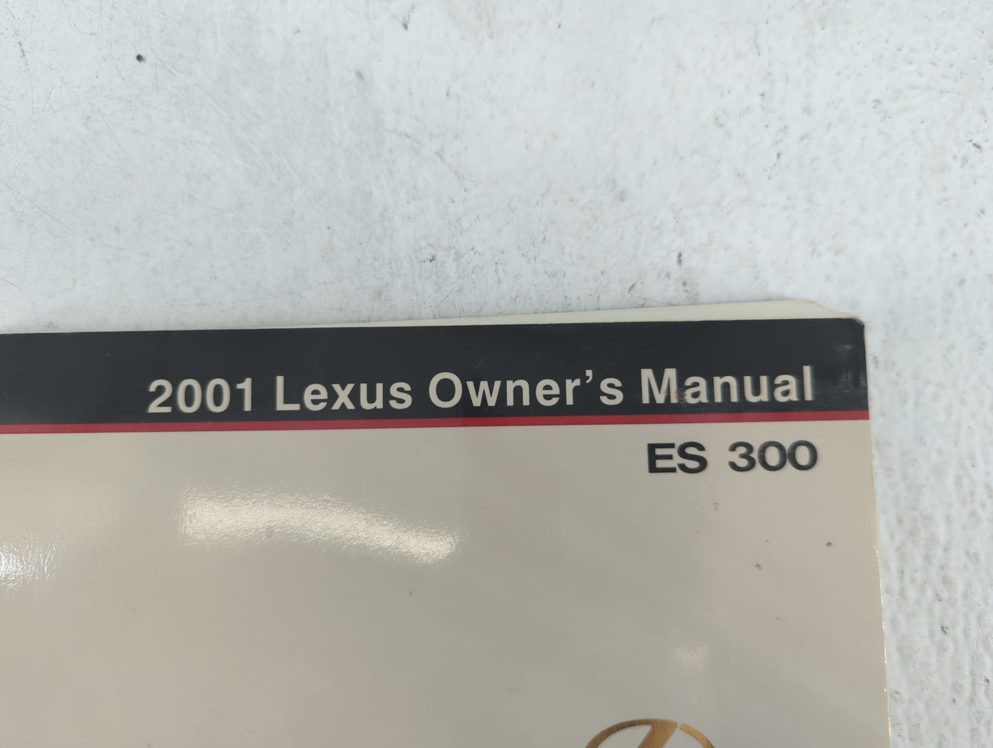 2001 Lexus Es300 Owners Manual Book Guide OEM Used Auto Parts - Oemusedautoparts1.com