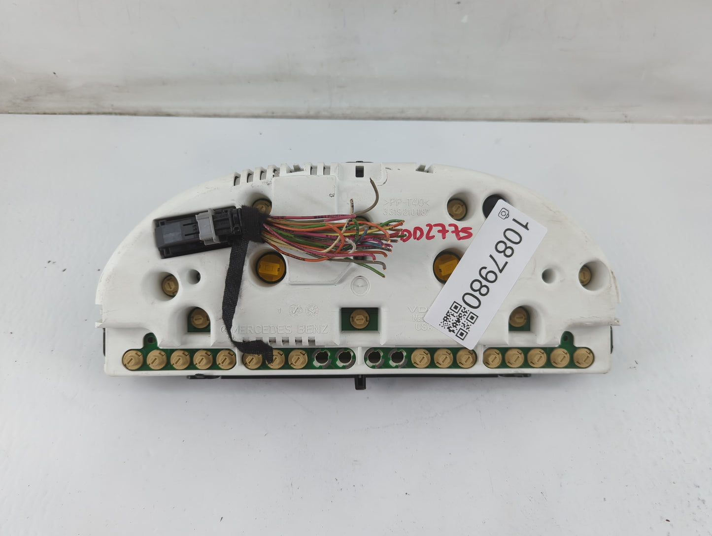 2001 Mercedes-Benz Ml320 Instrument Cluster Speedometer Gauges P/N:A163 540 28 11 Fits OEM Used Auto Parts - Oemusedautopart