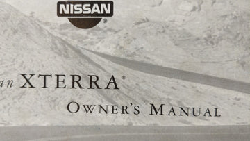 2001 Nissan Xterra Owners Manual Book Guide OEM Used Auto Parts