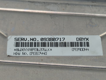 2000 Pontiac Grand Prix PCM Engine Control Computer ECU ECM PCU OEM P/N:09380717 Fits Fits 2001 2002 OEM Used Auto Parts