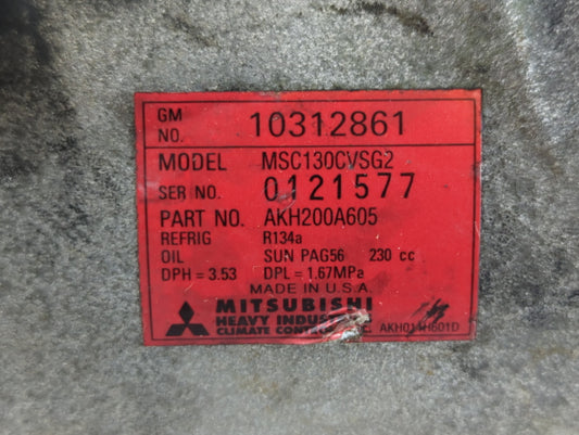 2001-2005 Pontiac Montana Air Conditioning A/c Ac Compressor Oem