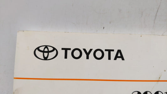2001 Toyota Camry Owners Manual Book Guide OEM Used Auto Parts
