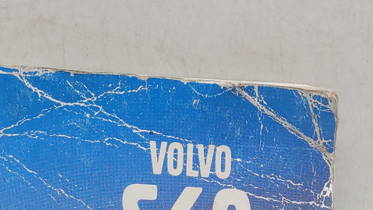 2001 Volvo S60 Owners Manual Book Guide OEM Used Auto Parts