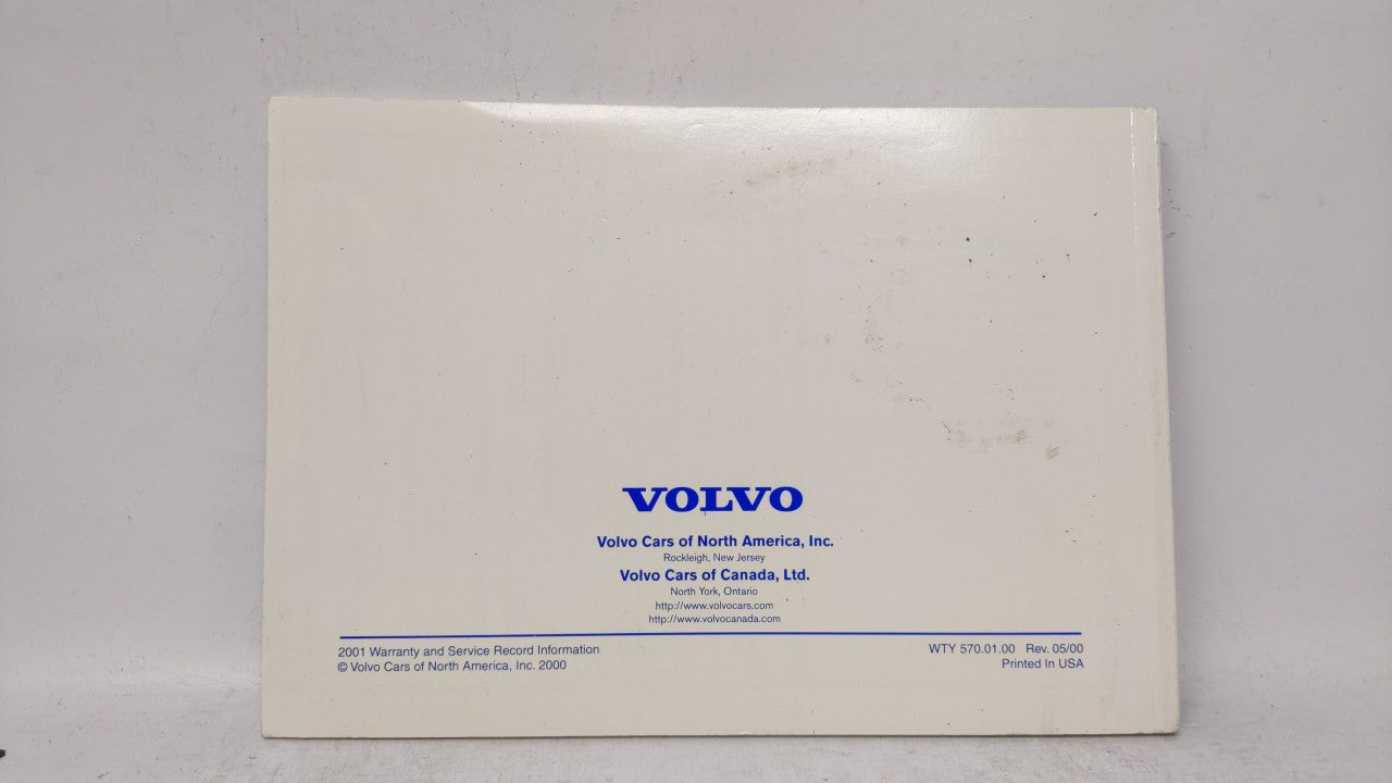 2001 Volvo S60 Owners Manual Book Guide OEM Used Auto Parts - Oemusedautoparts1.com