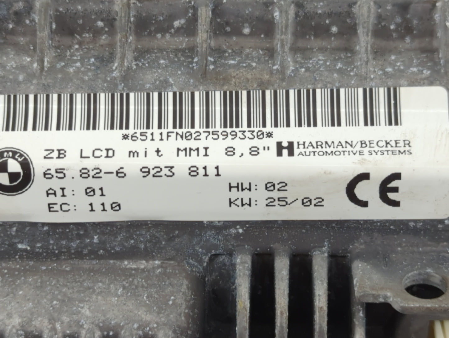 2002 Bmw 745i Instrument Cluster Speedometer Gauges P/N:65.82-6 923 811 Fits OEM Used Auto Parts - Oemusedautoparts1.com