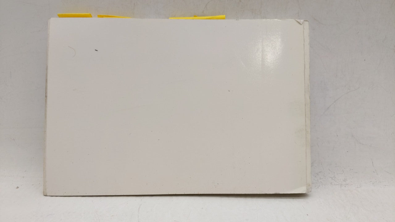 2002 Buick Rendezvous Owners Manual Book Guide OEM Used Auto Parts - Oemusedautoparts1.com