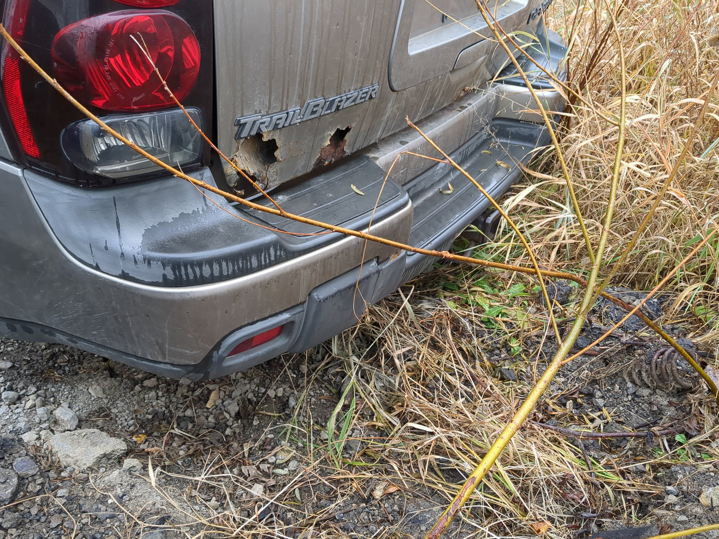 2002-2009 Chevrolet Trailblazer Rear Bumper Assembly Oem - Oemusedautoparts1.com