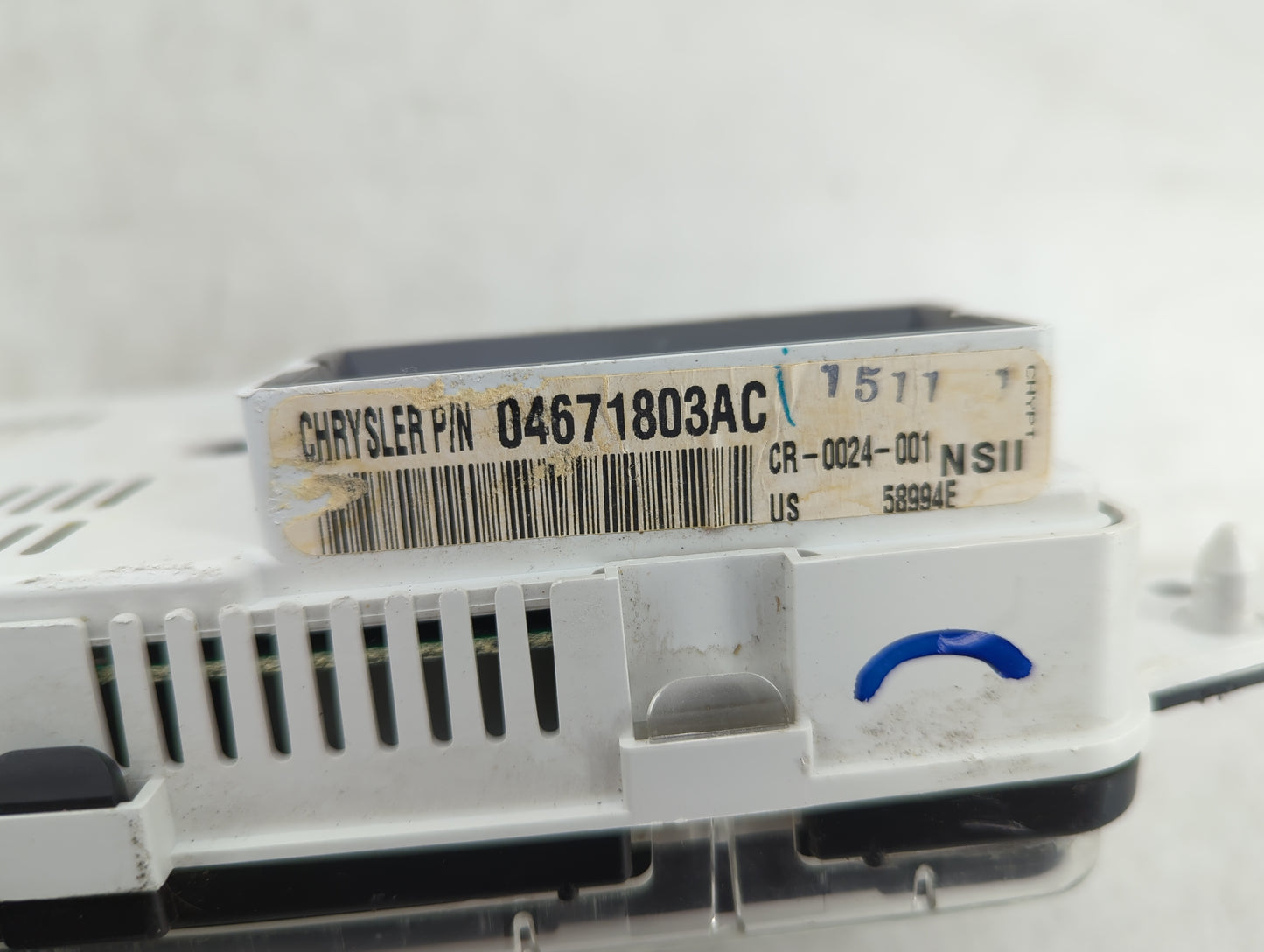 2002 Chrysler Pt Cruiser Instrument Cluster Speedometer Gauges P/N:04671803AC Miles:136K Fits OEM Used Auto Parts - Oemuseda