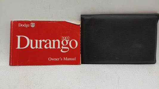 2002 Dodge Durango Owners Manual Book Guide OEM Used Auto Parts