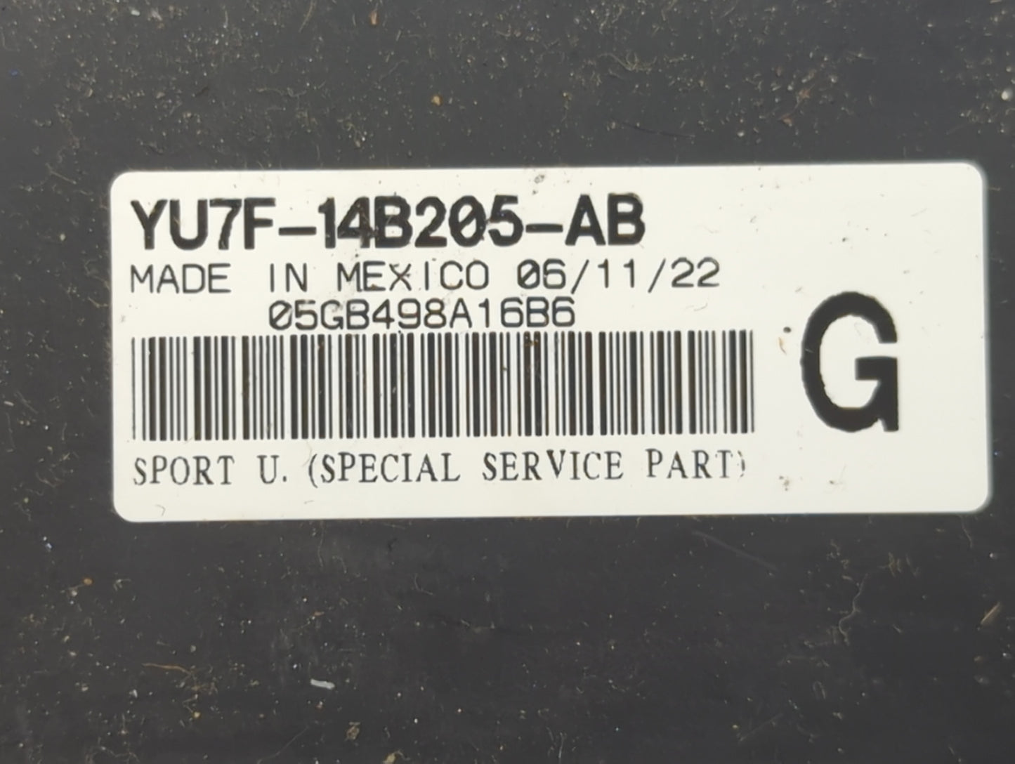 Ford Expedition Multifunction Control Module Yu7f-14b205-ab - Oemusedautoparts1.com