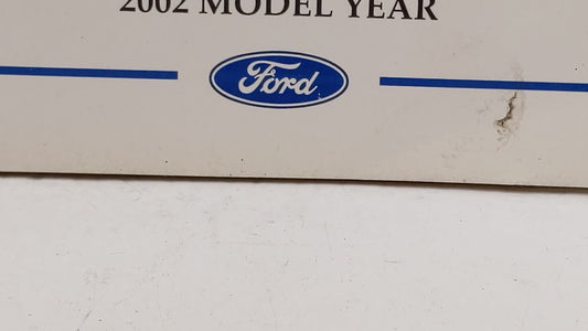 2002 Ford Explorer Owners Manual Book Guide OEM Used Auto Parts