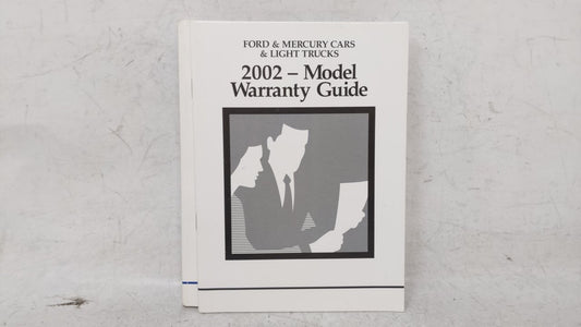 2002 Ford Focus Owners Manual Book Guide OEM Used Auto Parts