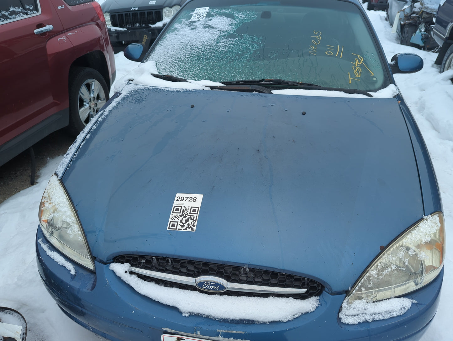 2000-2007 Ford Taurus Hood Oem - Oemusedautoparts1.com