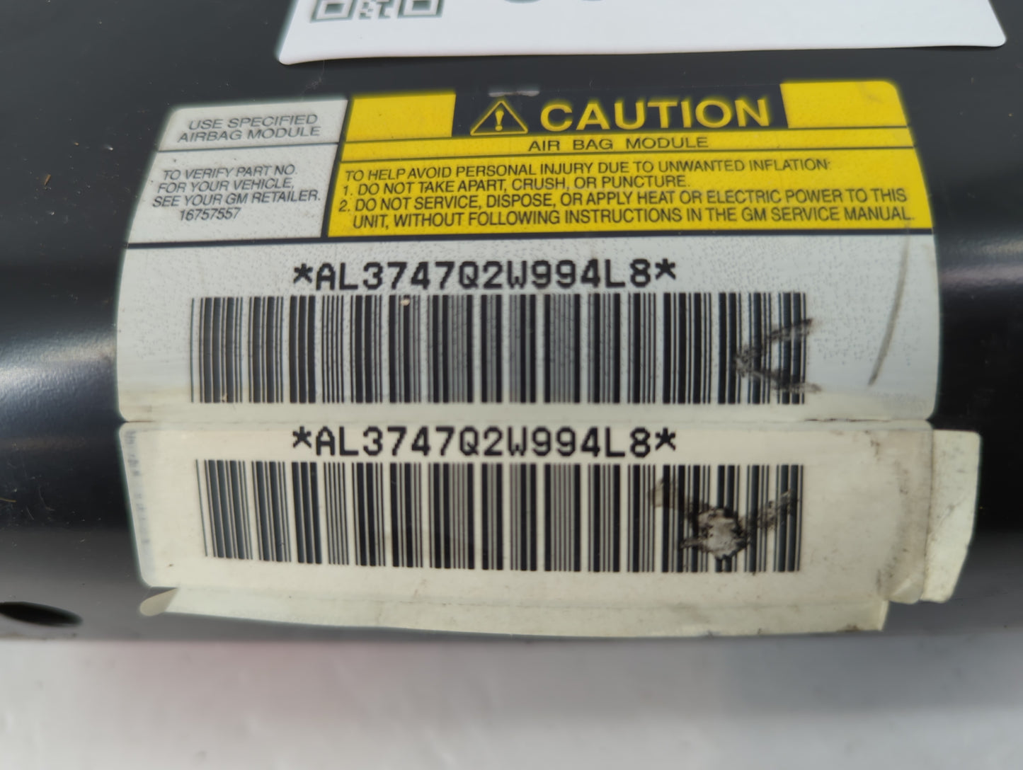 Gmc S10 Blazer Air Bag Passenger Right Dashboard Oem - Oemusedautoparts1.com