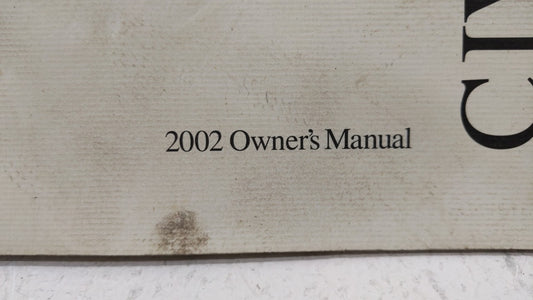 2002 Honda Civic Owners Manual Book Guide OEM Used Auto Parts