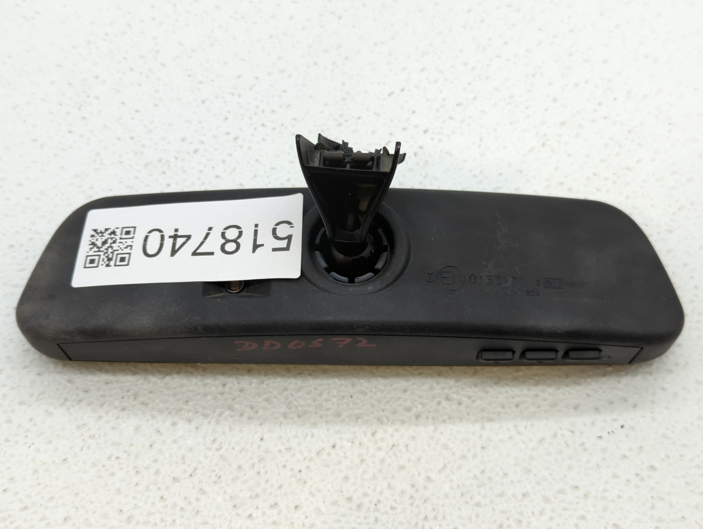 2002 Isuzu Axiom Interior Rear View Mirror Replacement OEM P/N:E11015313 Fits OEM Used Auto Parts - Oemusedautoparts1.com