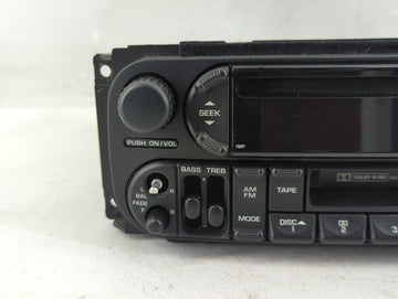 2002 Jeep Grand Cherokee Radio AM FM Cd Player Receiver Replacement P/N:P56038586AI Fits OEM Used Auto Parts