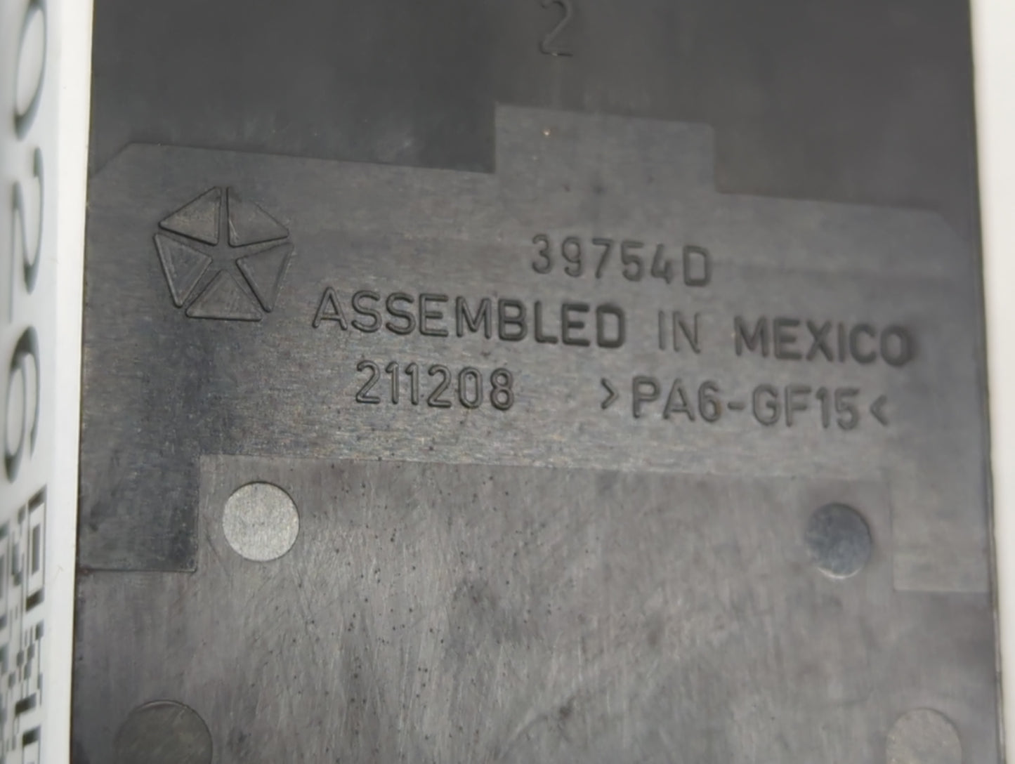 2002 Jeep Liberty Master Power Window Switch Replacement Driver Side Left P/N:39754D Fits OEM Used Auto Parts - Oemusedautop